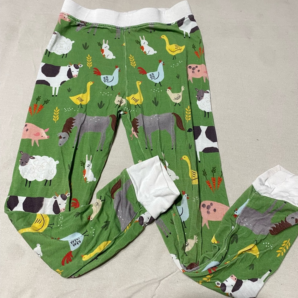 Little Sleepies Farm Animal Print